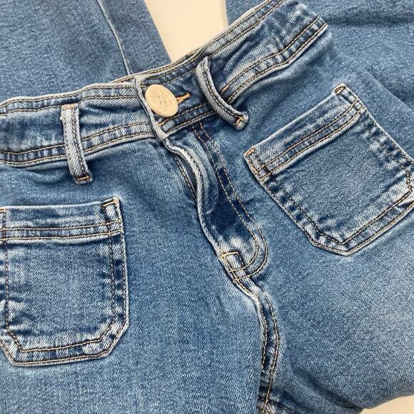 Zara Patch-Pocket Wide Leg Jeans - 7 - Picture 2 of 7